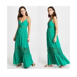 Jack by BB Dakota Kaia Green Maxi Dress, 8